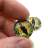 Transfixing Earth Dragon Glass Eyes