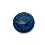 Metallic Blue Moon Fairy 20mm Cabochon