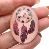 Dreamcatcher Rose Gold 30x40 Cabochon