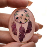 Dreamcatcher Rose Gold 30x40 Cabochon