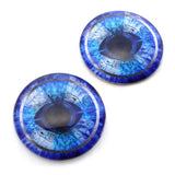 Blue Odin Glass Eyes Viking Cabochons