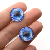 Blue Odin Glass Eyes Viking Cabochons