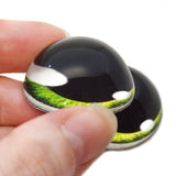 High Domed Green Anime Glass Eyes