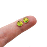 6mm Green Cogs Cyberpunk Glass Eyes