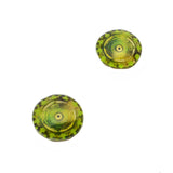 steampunk Green Cogs Cyberpunk Glass Eyes