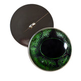 Sew On Buttons Green Frog Glass Eyes