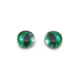 8mm Glow in the Dark Green Cat Glass Eyes