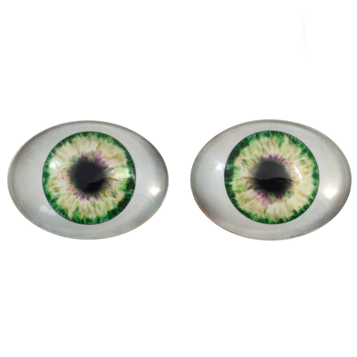 KJHBV 20pcs Green Contacts for Eyes Earrings Decorative Glass Patch Round  Button Dome gem Glass Decorate Scattered Beads Puppet Eye Cabochons Baby  Glasses Necklace : : Home