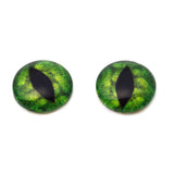 Pine Tree Green Dragon Glass Eyes