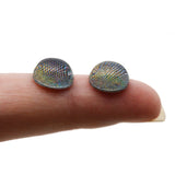 High Domed Green Compound Polish Fly Glass Eyes