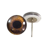 Hawk glass eyes on wire pin posts