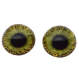 High Domed Hazel Human Glass Eyes
