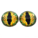 High Domed Transfixing Earth Dragon Glass Eyes