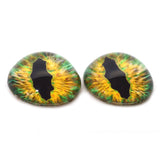 High Domed Transfixing Earth Dragon Glass Eyes