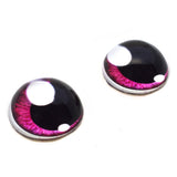 High Domed Hot Pink Anime Glass Eyes