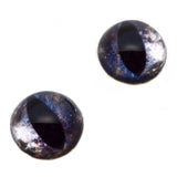 High Domed Interstellar Galaxy Cat or Dragon Glass Eyes