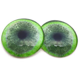 Jade Green Jaguar Glass Eyes