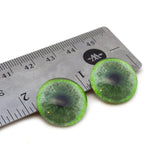 20mm Jade Green Jaguar Glass Eyes