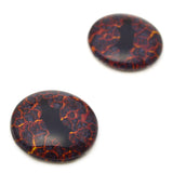 Lava Dragon Glass Eyes