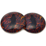 Lava Dragon Glass Eyes