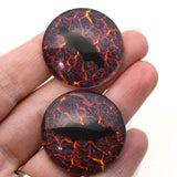 Lava Dragon Glass Eyes