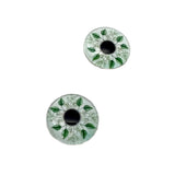 Green Nature Leaves Glass Eyes