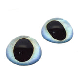 High Domed Light Blue Friendly Dragon Glass Eyes