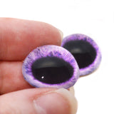 High Domed Light Purple Fantasy Glass Eyes