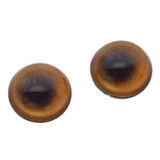 High Domed Brown Lion Glass Eyes