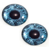 Mint Blue Mermaid Glass Eyes