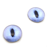 Pale Blue Realistic Cat Animal Glass Eyes