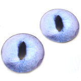 Pale Blue Realistic Cat Animal Glass Eyes