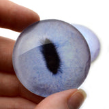 Pale Blue Realistic Cat Animal Glass Eyes