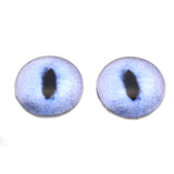 Pale Blue Realistic Cat Animal Glass Eyes