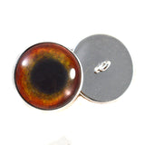 Sew On Buttons Red Parrot Glass Eyes