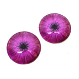 Burst of Pink Punk Fantasy Glass Eyes cabochons