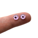 Pink Autumn Wreath Glass Eyes