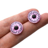 Pink Autumn Wreath Glass Eyes