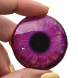 30mm Magenta Pink Galaxy Glass Eyes