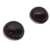 High Domed Pro-Rated Whitetail Deer with Thin White Band Animal Glass Eyes