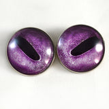 Sew On Buttons Purple Octopus Glass Eyes
