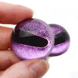High Domed Purple Octopus Glass Eyes