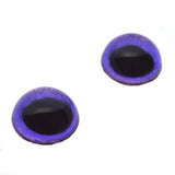 High Domed Purple Owl Glass Eyes
