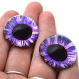 High Domed Purple Succubus Witch Demon Glass Eyes