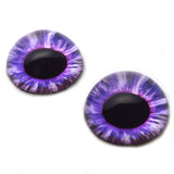 High Domed Purple Succubus Witch Demon Glass Eyes