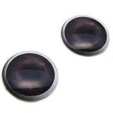 Dark Brown Raccoon Glass Eyes