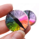 High Domed Rainbow Dragon Glass Eyes