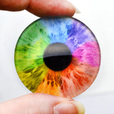 Rainbow Human Fantasy Glass Eyes