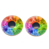 Rainbow Human Fantasy Glass Eyes