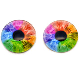 Rainbow Human Fantasy Glass Eyes